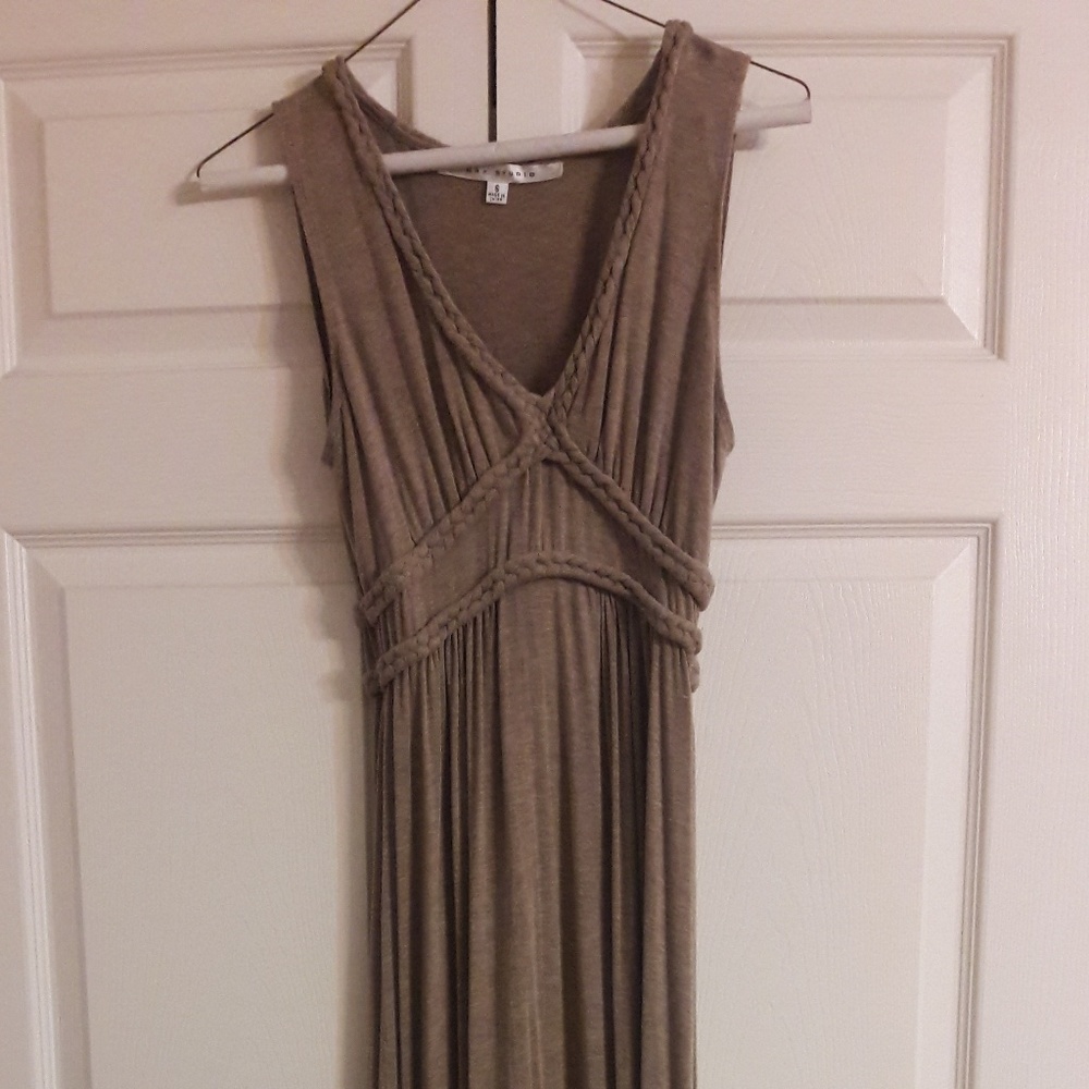 Tan maxi dress